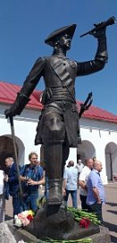 В Омске состоялось открытие памятника Петру I