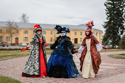 Петрозаводск. Костюмированный фестиваль "Петровская Венеция" 