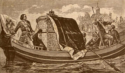 300 лет со дня перенесения мощей святого Александра Невского в Петербург