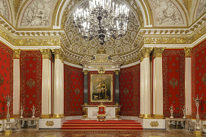 Церемония открытия Петровского зала в Эрмитаже 